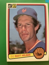 1983 Donruss Base Set #224 Scott Holman