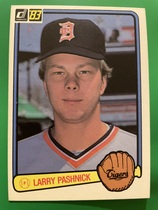 1983 Donruss Base Set #233 Larry Pashnick