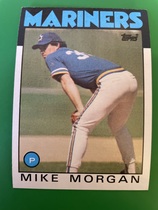 1986 Topps Base Set #152 Mike Morgan
