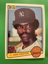 1983 Donruss Base Set #387 Andre Robertson