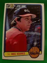 1983 Donruss Base Set #495 Mike Squires