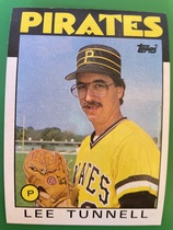 1986 Topps Base Set #161 Lee Tunnell