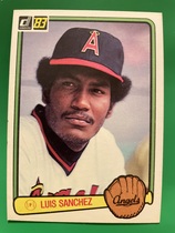 1983 Donruss Base Set #519 Luis Sanchez