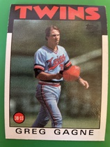 1986 Topps Base Set #162 Greg Gagne
