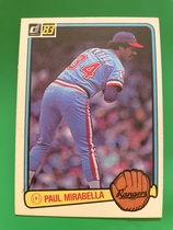 1983 Donruss Base Set #541 Paul Mirabella
