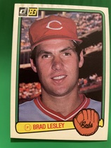 1983 Donruss Base Set #547 Brad Lesley