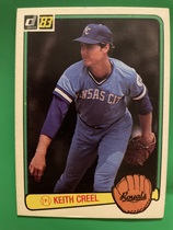 1983 Donruss Base Set #574 Keith Creel