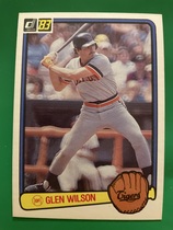 1983 Donruss Base Set #580 Glen Wilson