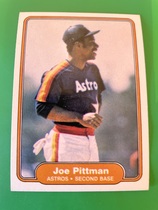 1982 Fleer Base Set #222 Joe Pittman