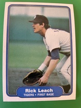 1982 Fleer Base Set #272 Rick Leach