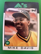 1986 Topps Base Set #165 Mike Davis