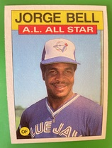 1986 Topps Base Set #718 Jorge Bell