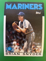 1986 Topps Base Set #174 Brian Snyder