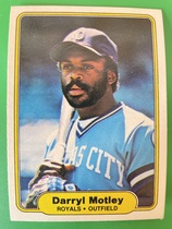 1982 Fleer Base Set #417 Darryl Motley