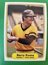 1982 Fleer Base Set #571 Barry Evans