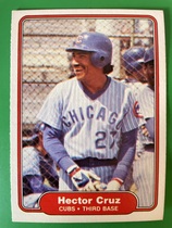 1982 Fleer Base Set #591 Hector Cruz