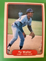 1982 Fleer Base Set #607 Ty Waller