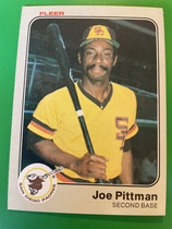 1983 Fleer Base Set #369 Joe Pittman
