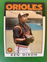 1986 Topps Base Set #198 Ken Dixon