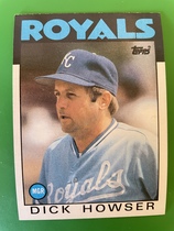 1986 Topps Base Set #199 Dick Howser