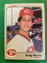 1983 Fleer Base Set #590 Greg Harris