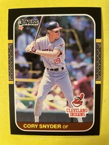1987 Donruss Base Set #526 Cory Snyder