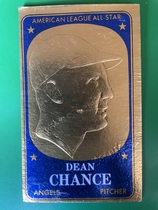 1965 Topps Embossed Inserts #66 Dean Chance