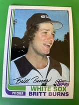 1982 Topps Base Set #44 Britt Burns