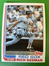 1982 Topps Base Set #59 Rich Gedman