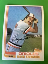 1982 Topps Base Set #107 Wayne Krenchicki