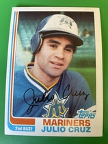 1982 Topps Base Set #130 Julio Cruz