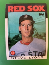 1986 Topps Base Set #233 Steve Lyons