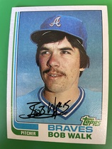1982 Topps Base Set #296 Bob Walk