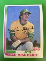 1982 Topps Base Set #318 Mike Heath