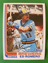 1982 Topps Base Set #408 Ed Romero