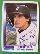 1982 Topps Base Set #423 Stan Papi