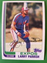 1982 Topps Base Set #445 Larry Parrish