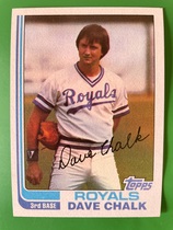 1982 Topps Base Set #462 Dave Chalk