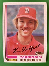1982 Topps Base Set #474 Ken Oberkfell