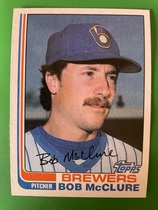 1982 Topps Base Set #487 Bob McClure