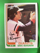 1982 Topps Base Set #498 Dave Bergman