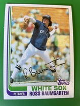 1982 Topps Base Set #563 Ross Baumgarten
