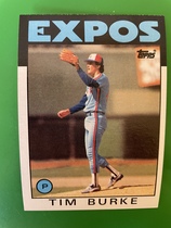 1986 Topps Base Set #258 Tim Burke