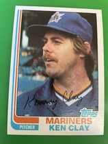 1982 Topps Base Set #649 Ken Clay