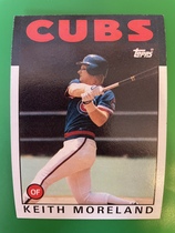 1986 Topps Base Set #266 Keith Moreland