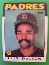 1986 Topps Base Set #286 Luis DeLeon