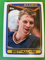1990 Topps Base Set #77 Brett Hull