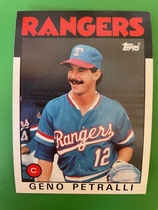 1986 Topps Base Set #296 Geno Petralli
