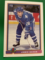 1991 Bowman Base Set #136 Jamie Baker