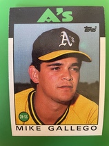 1986 Topps Base Set #304 Mike Gallego